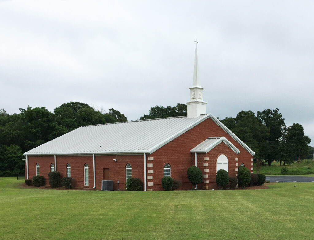 Church With White Roof