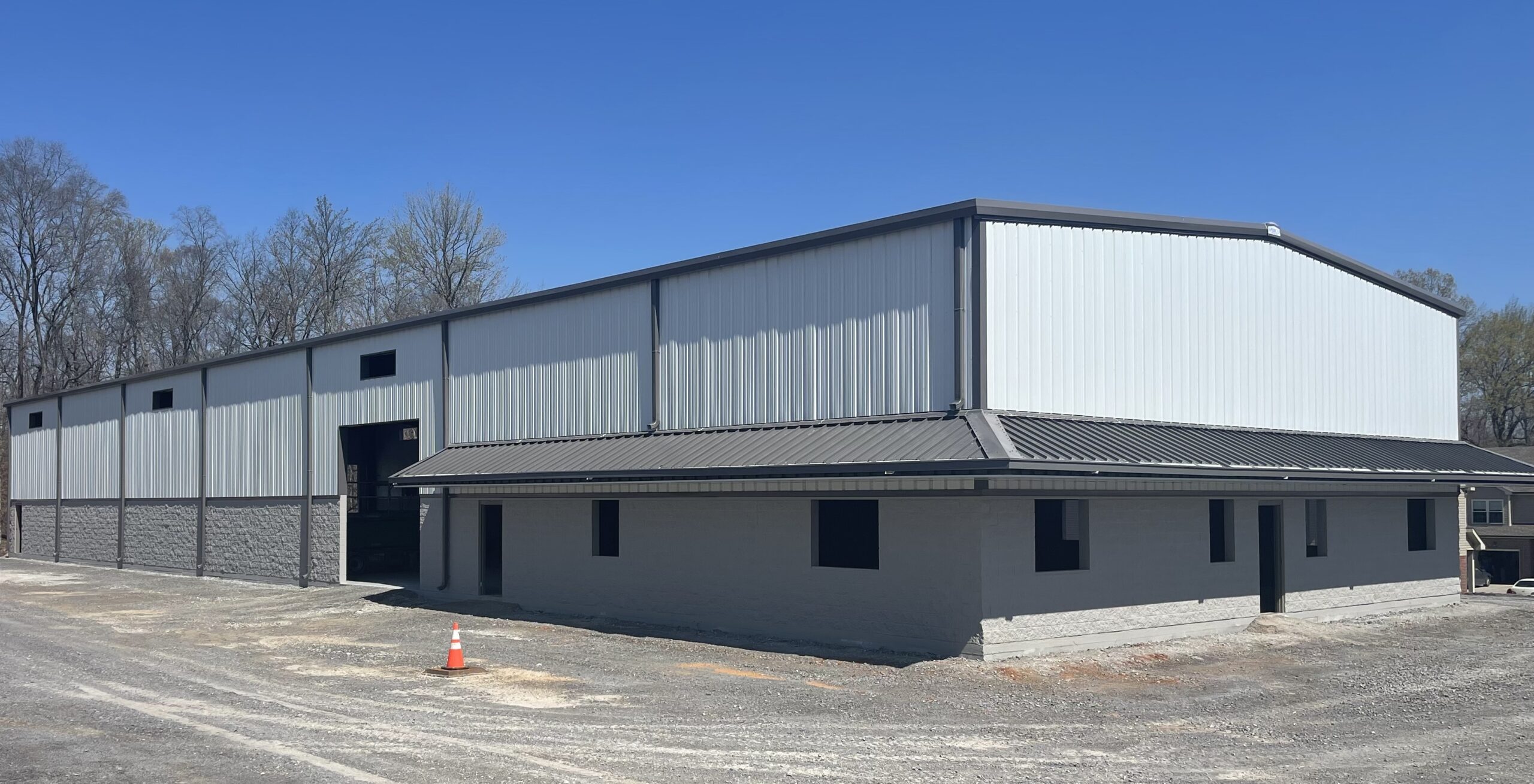 office warehouse in clarksville, TN; metal building; steel building